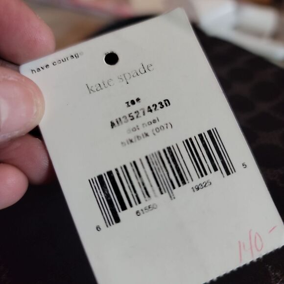 Kate Spade Rare Zoe Dot NOEL Black Shoulder Bag Vintage Y2K Like New - Picture 4 of 9